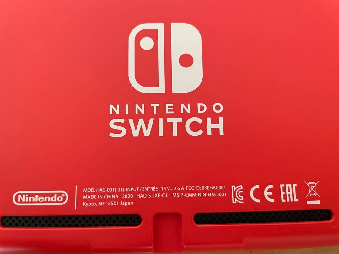 y*9様 美品 Switch 限定マリオレッド×ブルーセット 本体のみ　32gb