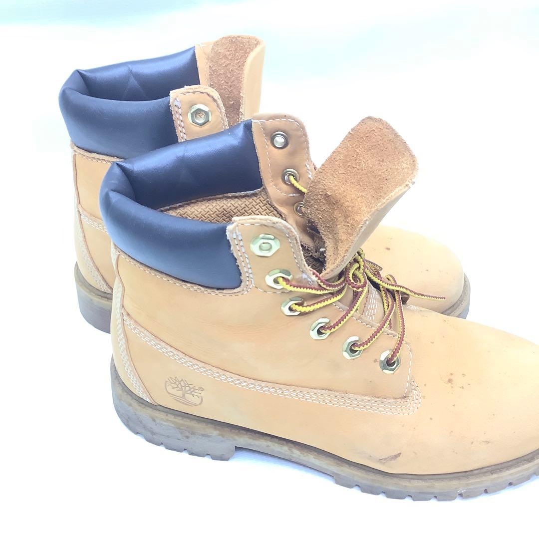 Timberland 23.5 イエローブーツ