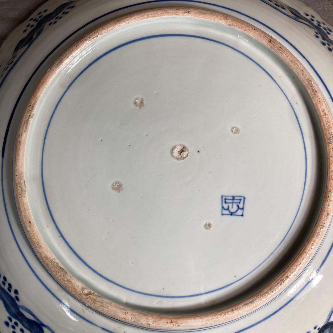 中国古美術 景德鎮製 大清乾隆年製 古玩 粉彩 飾皿 飾り皿 サイズ φ 14