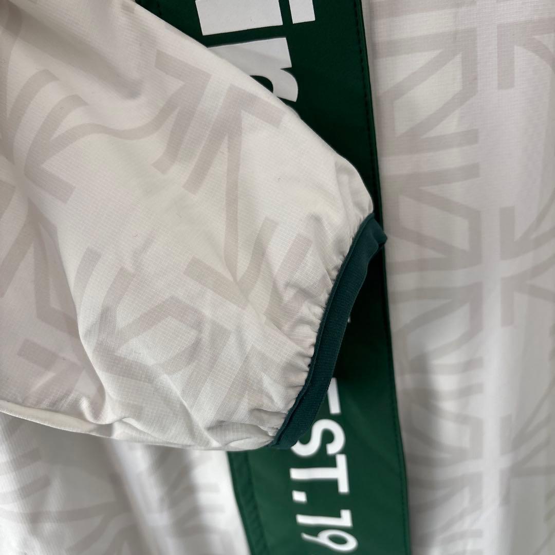 Admiral フード付きジャケット ホワイト/グリーン