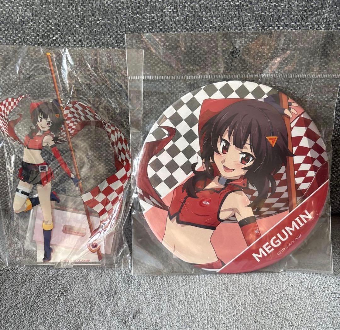 この素晴らしい世界に祝福を めぐみん アクリルスタンド 缶バッジ