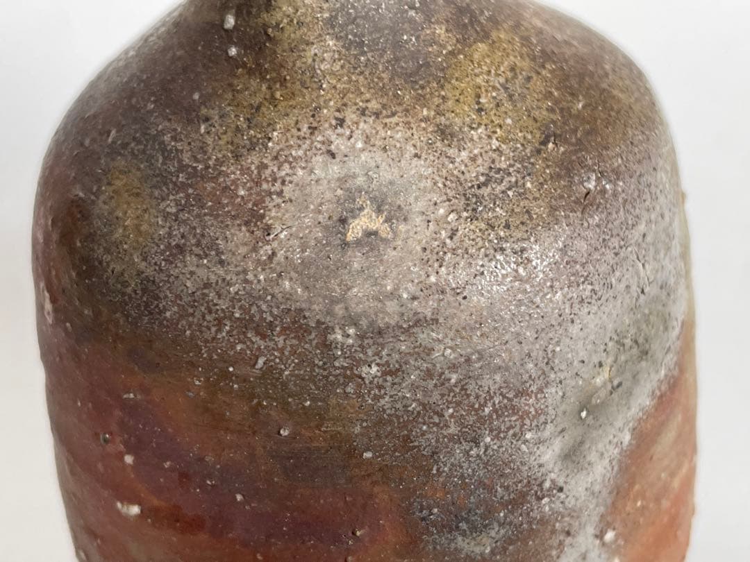 陶芸家 作家物 金重愫 備前 徳利 窯変 とくり 共箱 金重素