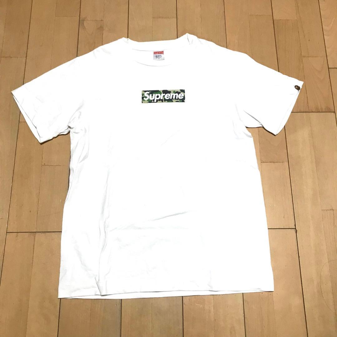 Supreme APE コラボ Box Logo Tee Tシャツ
