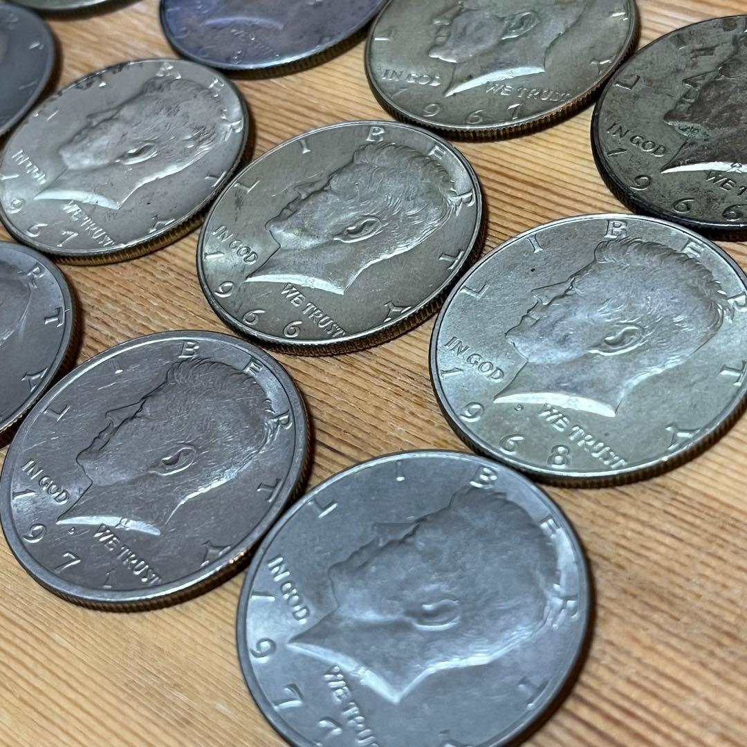 ケネディ ハーフダラー トーン 13枚 1965年以降 1/2ドル銀貨 アメリカ