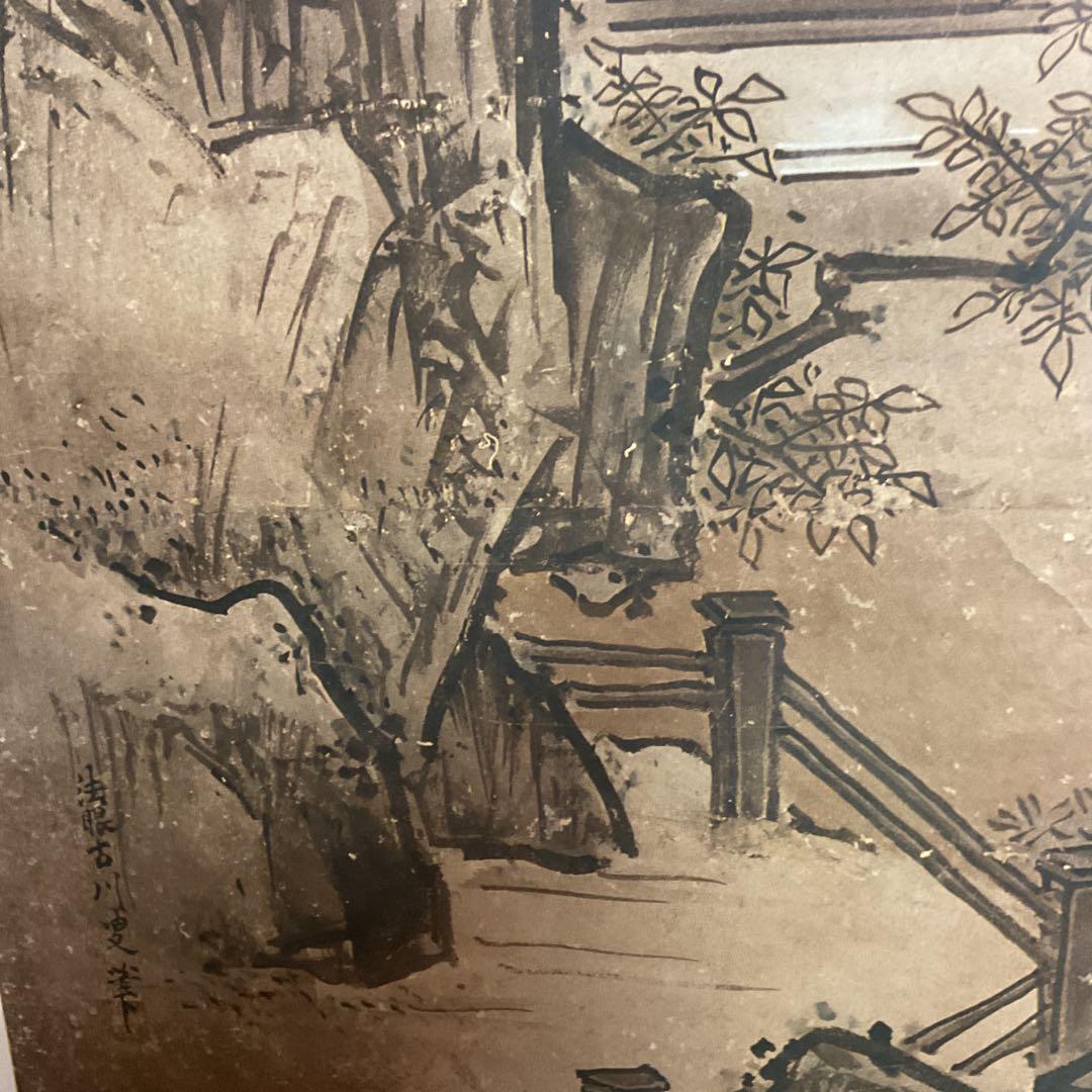 狩野常信筆 【 琴祺書図面 】対馬宗家所蔵復刻 限定 4枚 妙楽寺保存