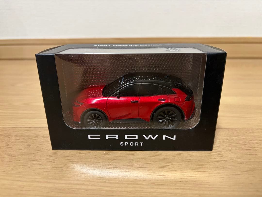 クラウンスポーツ　カラーサンプル　プルバックカー　レッド　ブラック　非売品