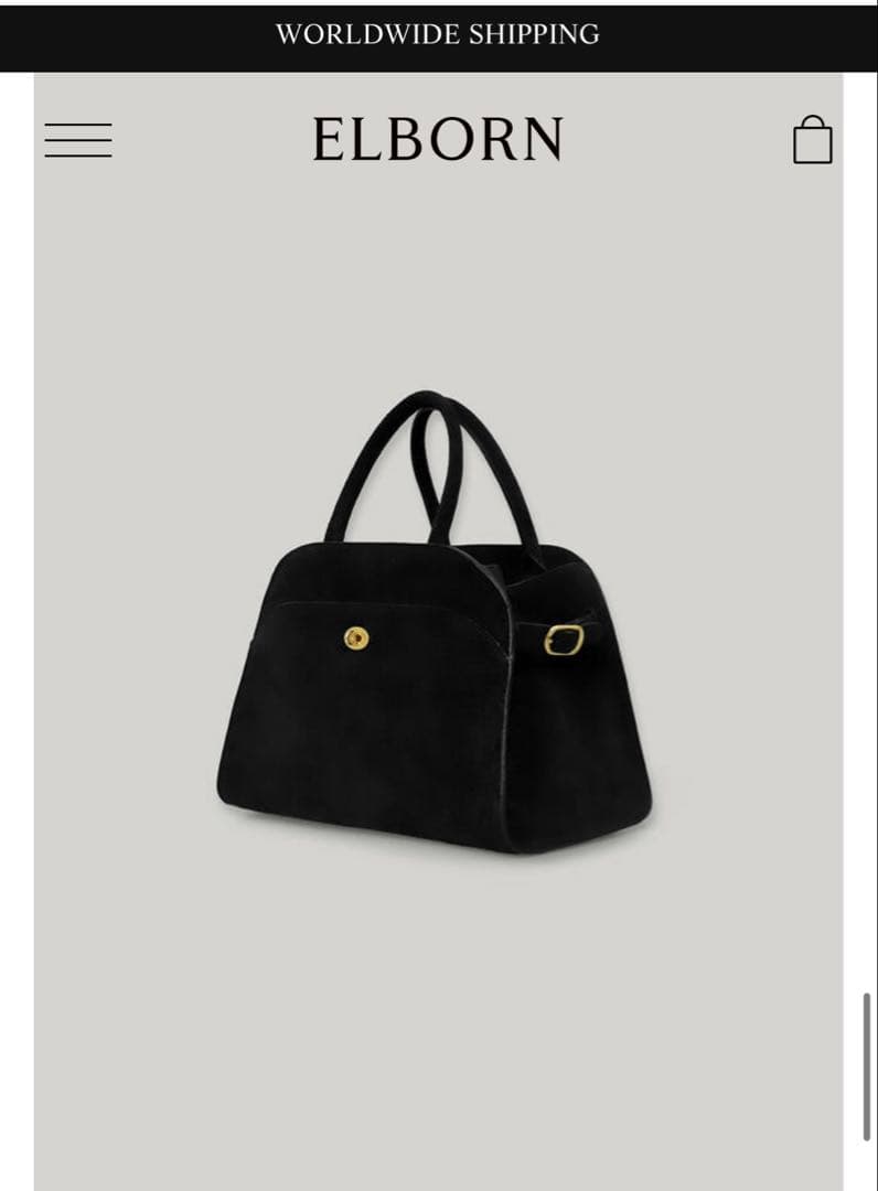 トイトイ様専用】ELBORN Momet Suede Mini Bag バッグ - メルカリ