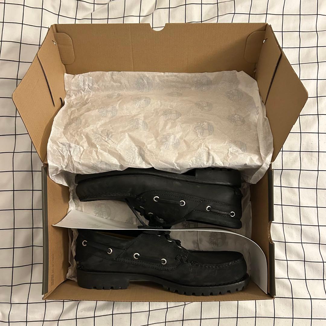 靴 Timberland 3EYE CLASSIC LUG BLACK NUBUCK