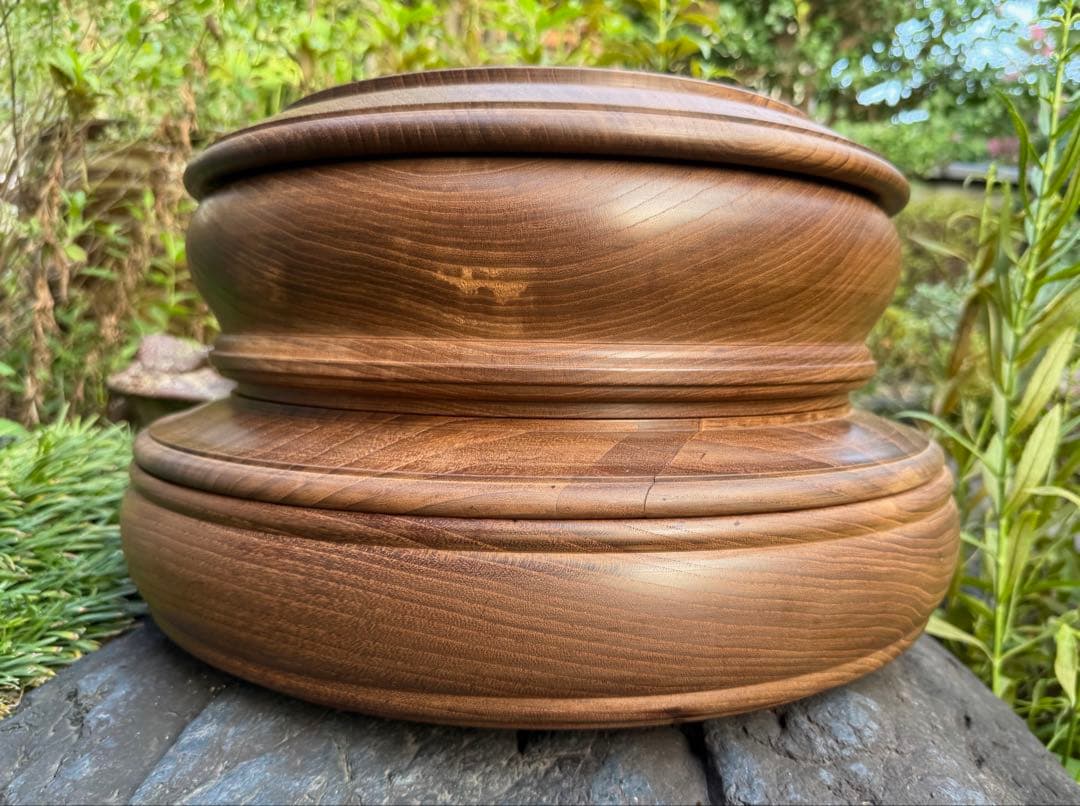 京都で見つけた素敵な漆器　円形木製ボウル