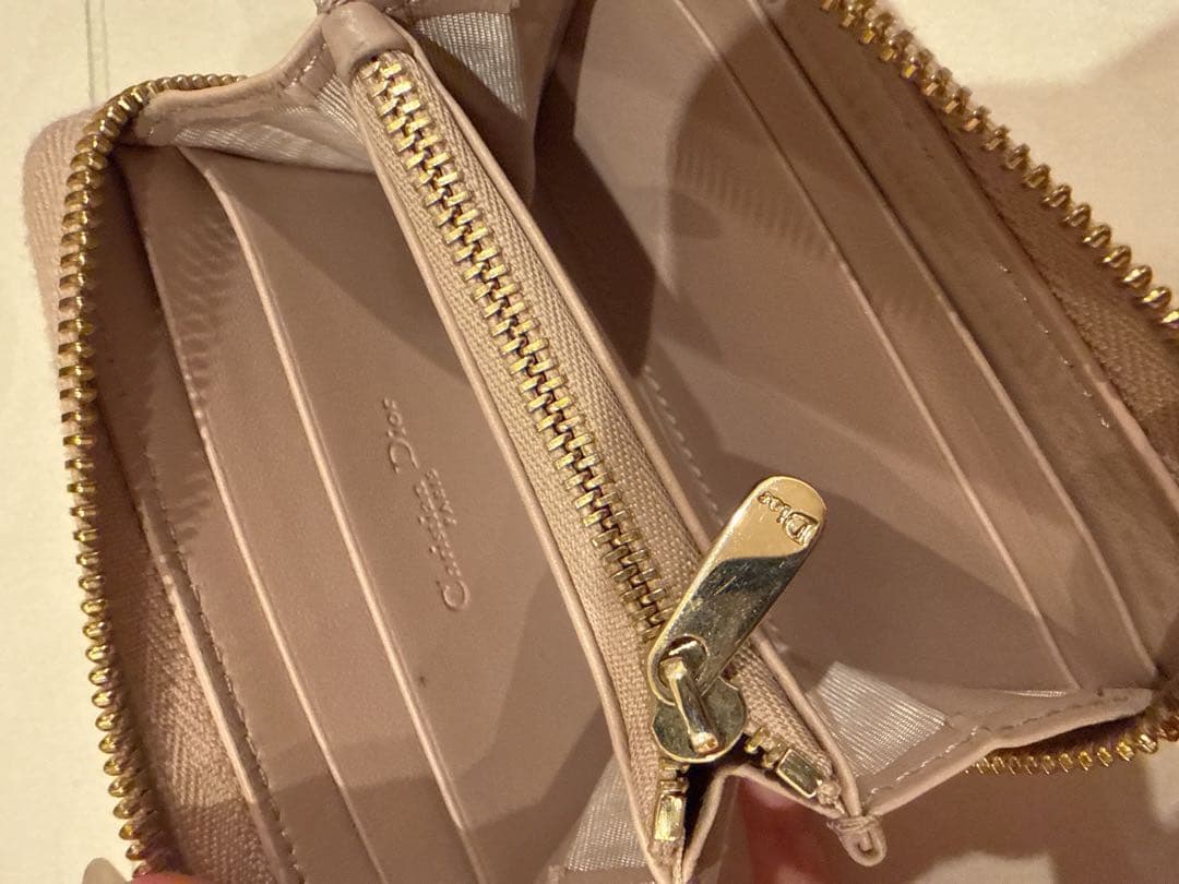 Dior Lady Dior Medium Wallet ピンク