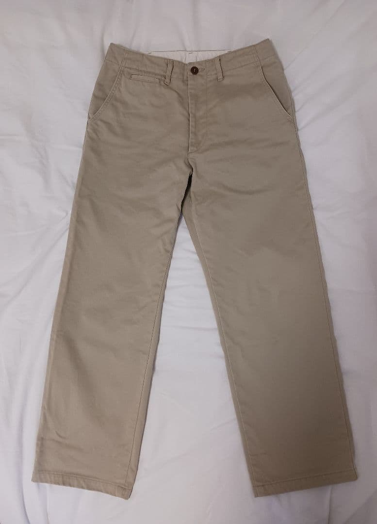 25AW スタンダードカリフォルニア チノパンツ ワイドシルエット - メルカリ