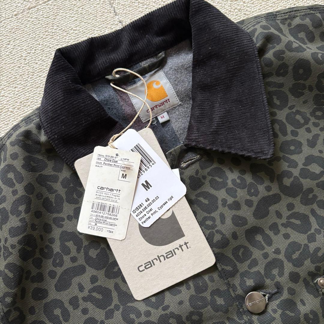 D*H様 未着用 Carhartt ヒョウ柄　ワークジャケット M 日本正規品