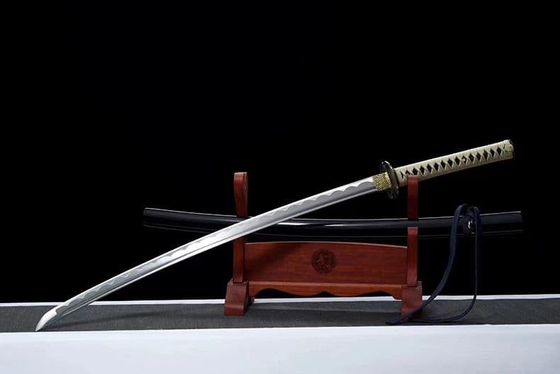 1064-武具 刀装具 日本刀　模造刀 居合刀 武士道 武蔵 鑑賞用 手鍛造打