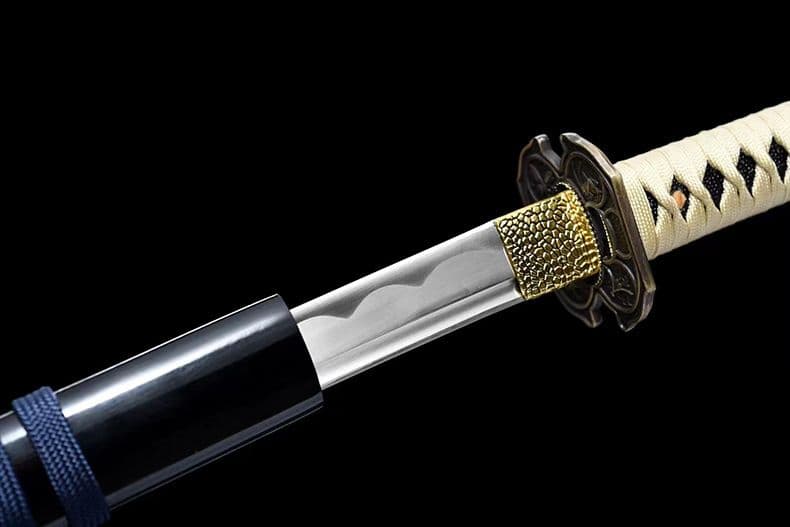 1064-武具 刀装具 日本刀　模造刀 居合刀 武士道 武蔵 鑑賞用 手鍛造打