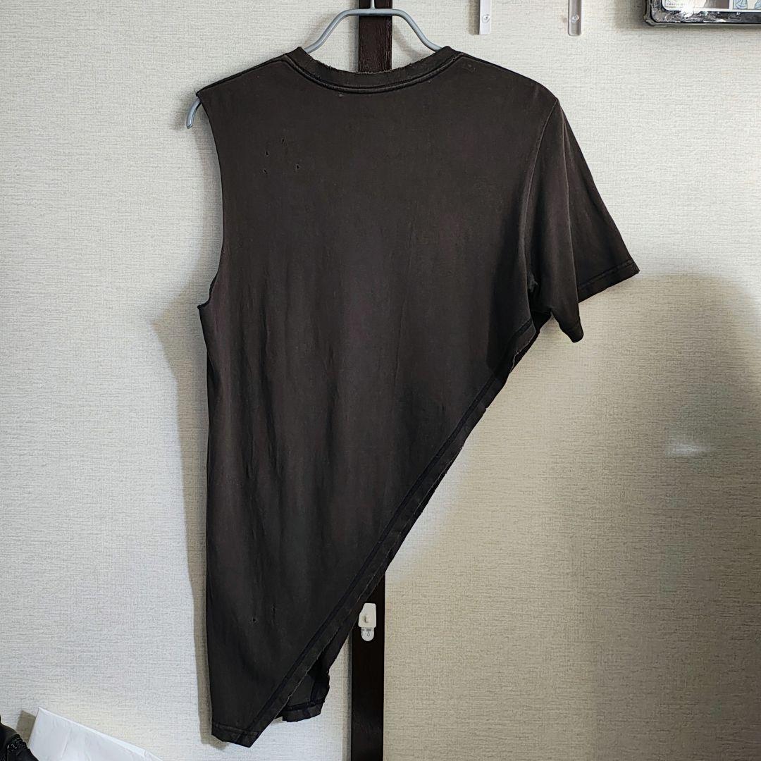 トップス -NUMBER (N)INE- asymmetry damage cut sew