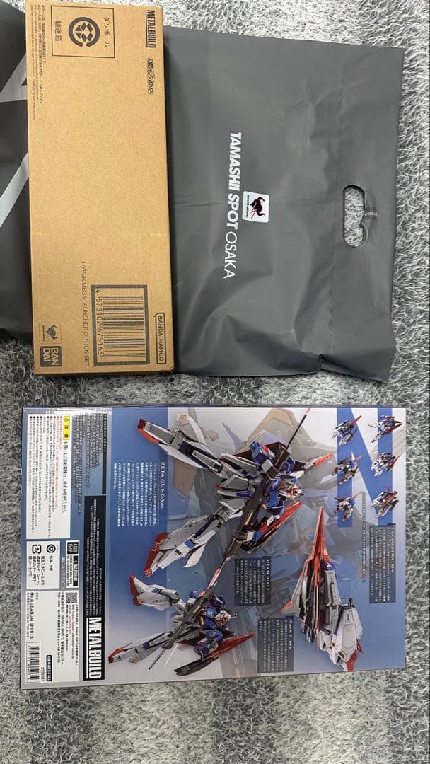 L BUILD メタルビルド　Zガンダム　ハイパー・メガ・ランチャー付