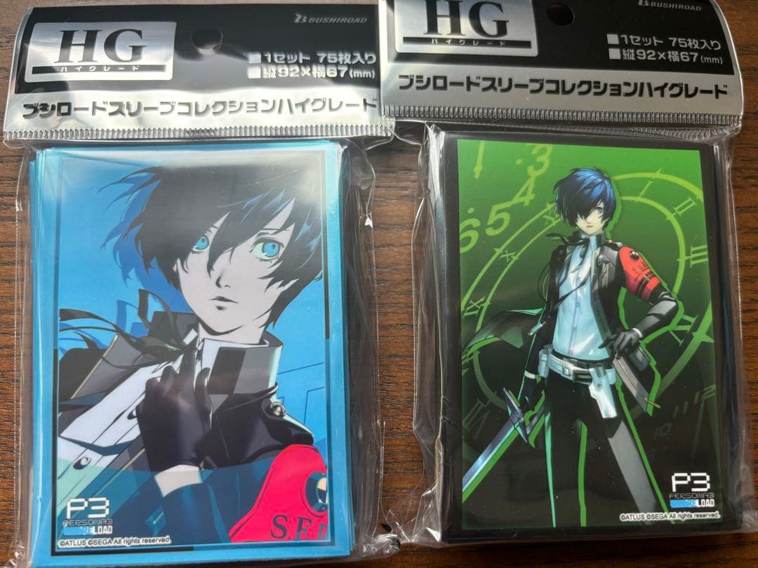 新品】ペルソナ3 スリーブ2種 デッキケース セット