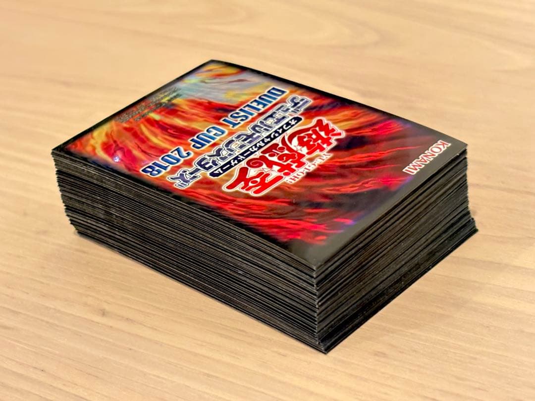 遊戯王 スリーブ duelist cup 2018 デュエリストカップ 炎80枚