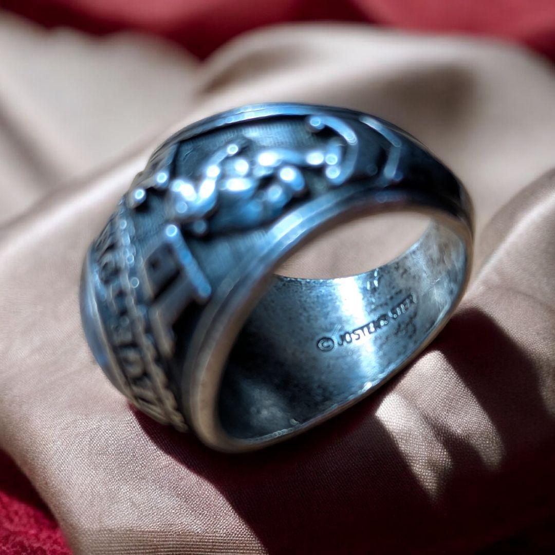 【1975年】 vintage カレッジリング シルバーJOSTENS社製