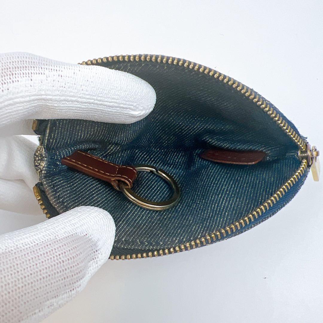 超希少✨ セリーヌ ケース トリオンフ マカダム デニム ブラウン