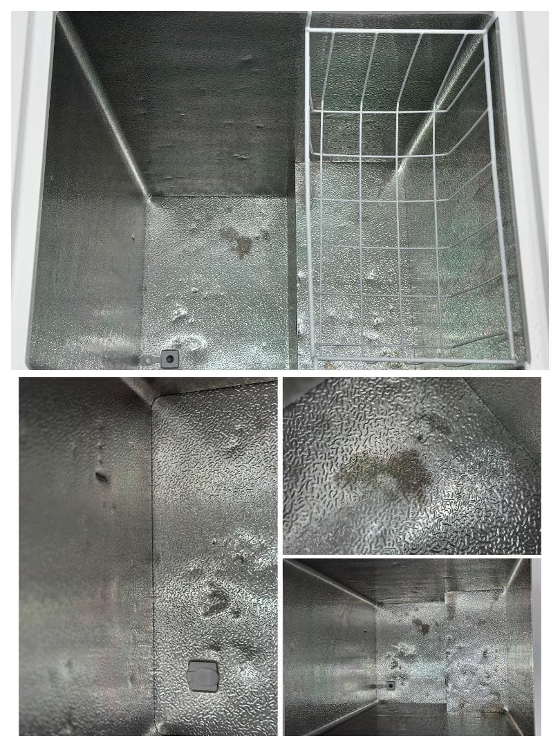 マクスゼン 上開き冷凍庫 99L JF100ML01WH ストッカー