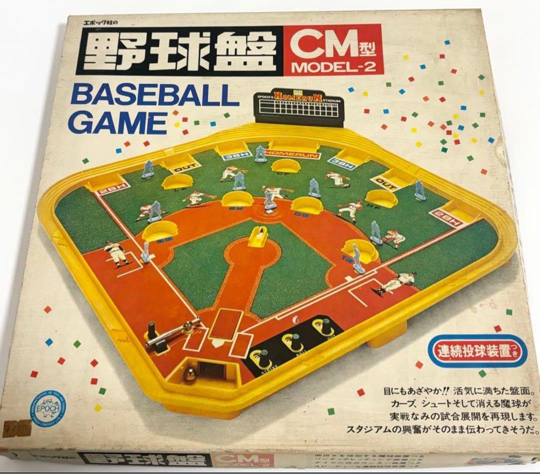 新品未使用 エポック社の野球盤CM型 model-2 魔球 連続投球 昭和レトロ