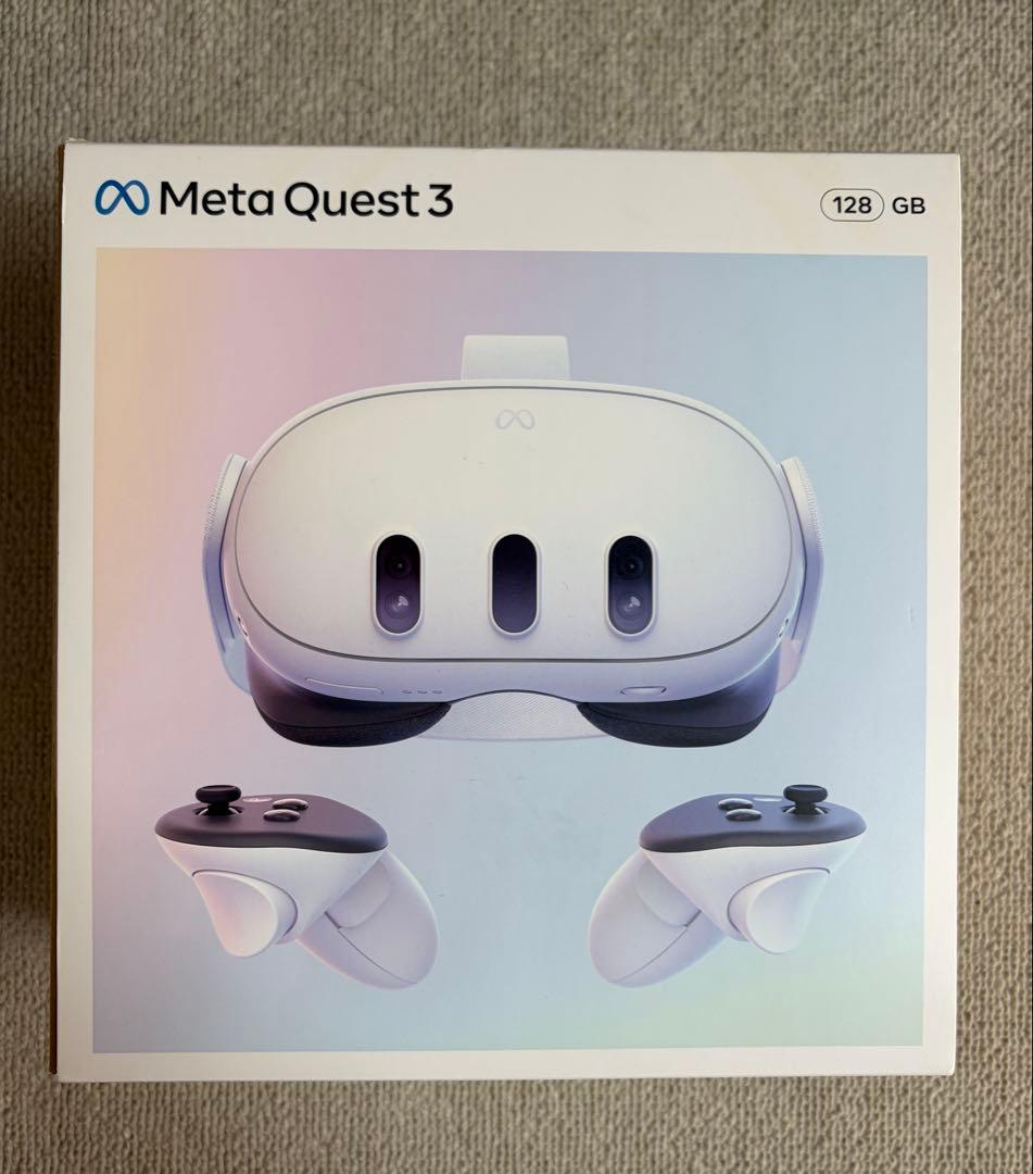 Meta Quest 3 128GB+ヘッドストラップ+フェイスクッション - メルカリ