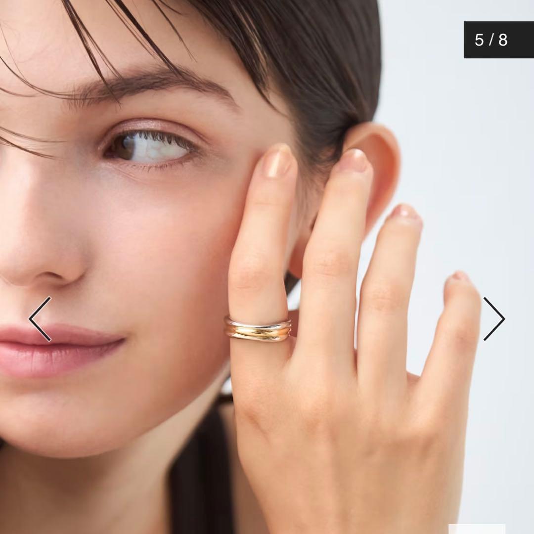 ete トリカラー　ニュアンス　リング　11号