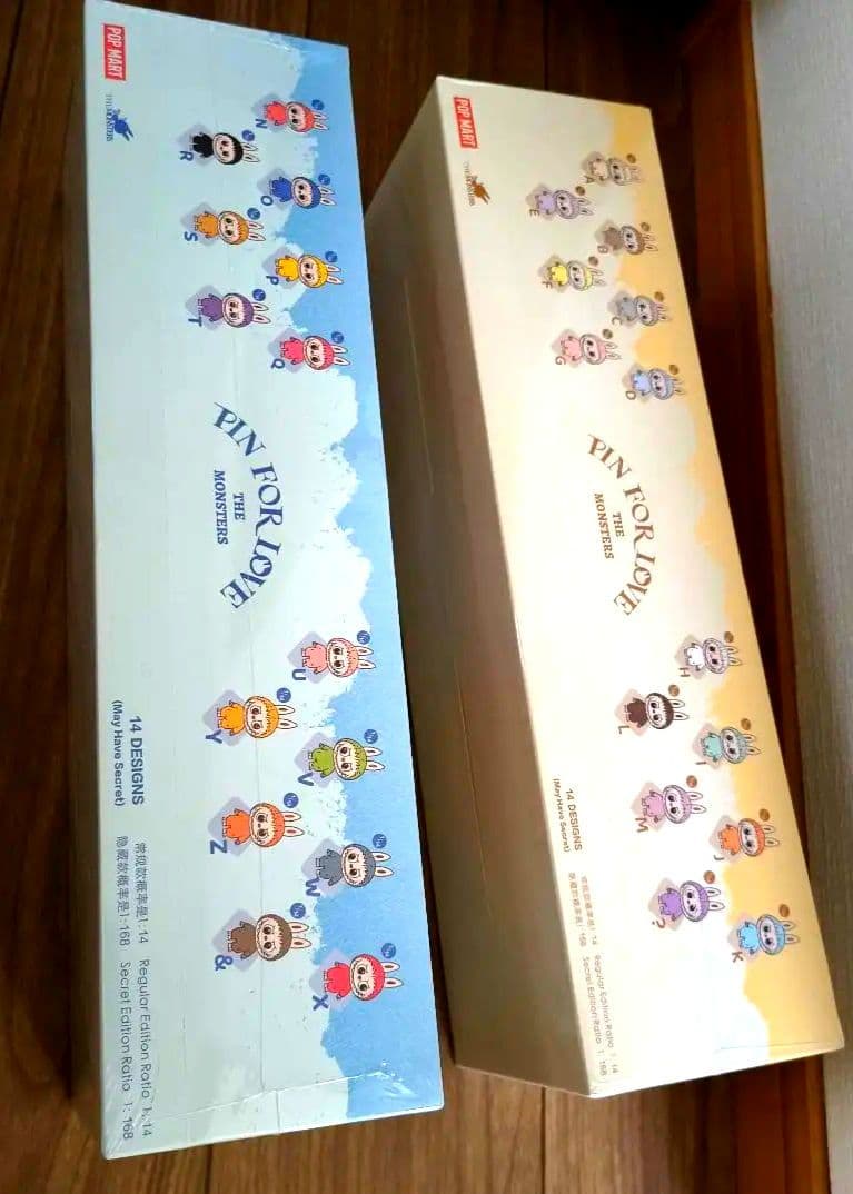 【本日迄限定特価】PIN FOR LOVE イニシャル　ラブブ　2箱セット