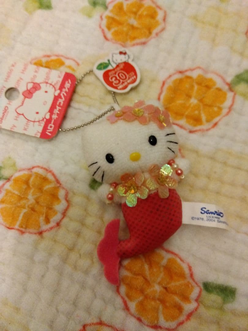 2004年 ハローキティ コレクション 30周年 人魚 マスコット マーメイド