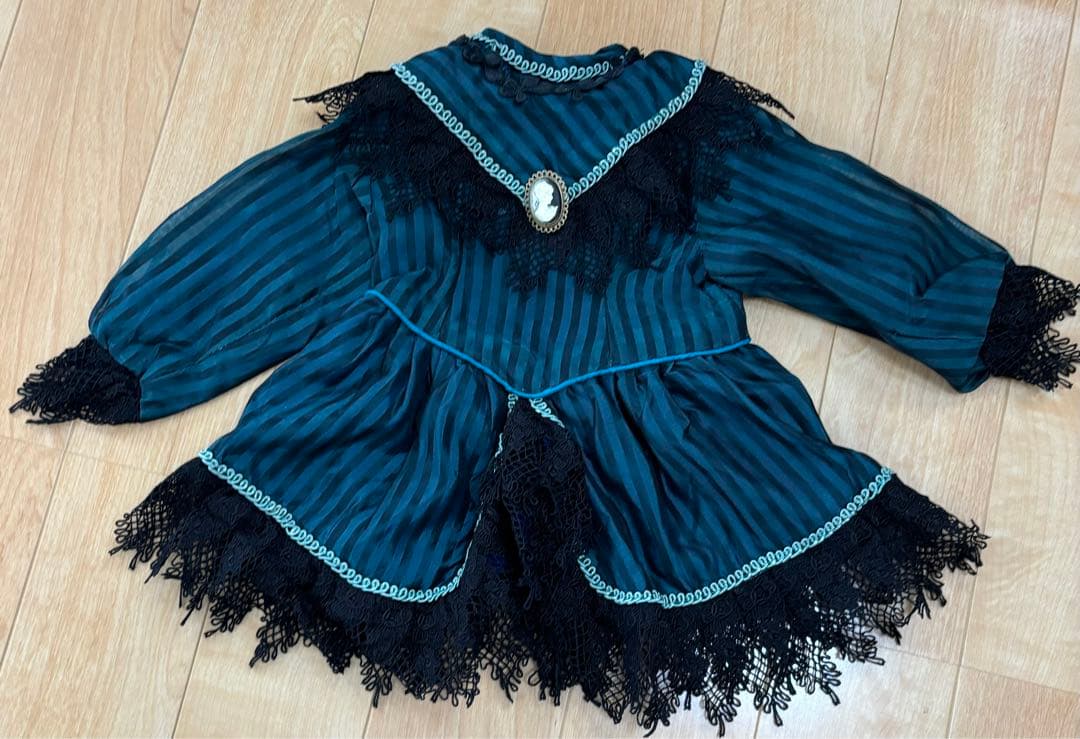 68センチアンティークドール用ドレス 68センチアンティークドール用