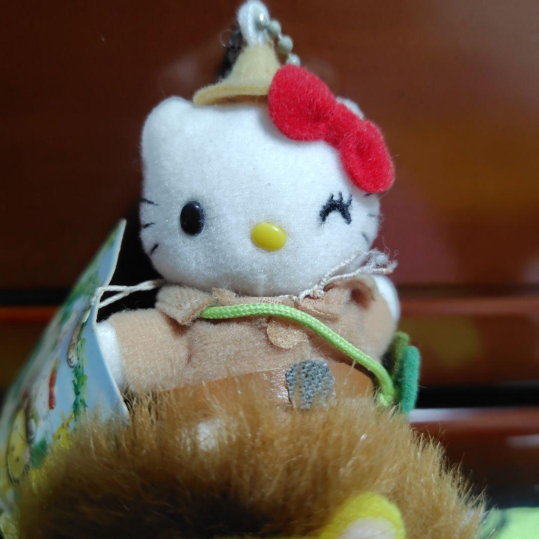 日*4様 レア動物園ハローキティライオンマスコットキーホルダーレトロ