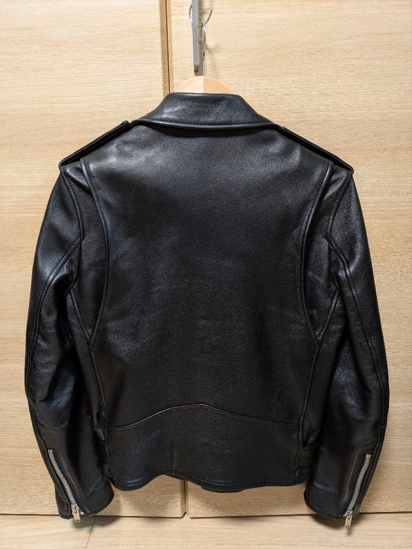 LITHIUM HOMME ラムレザー ダブルライダース ジャケット