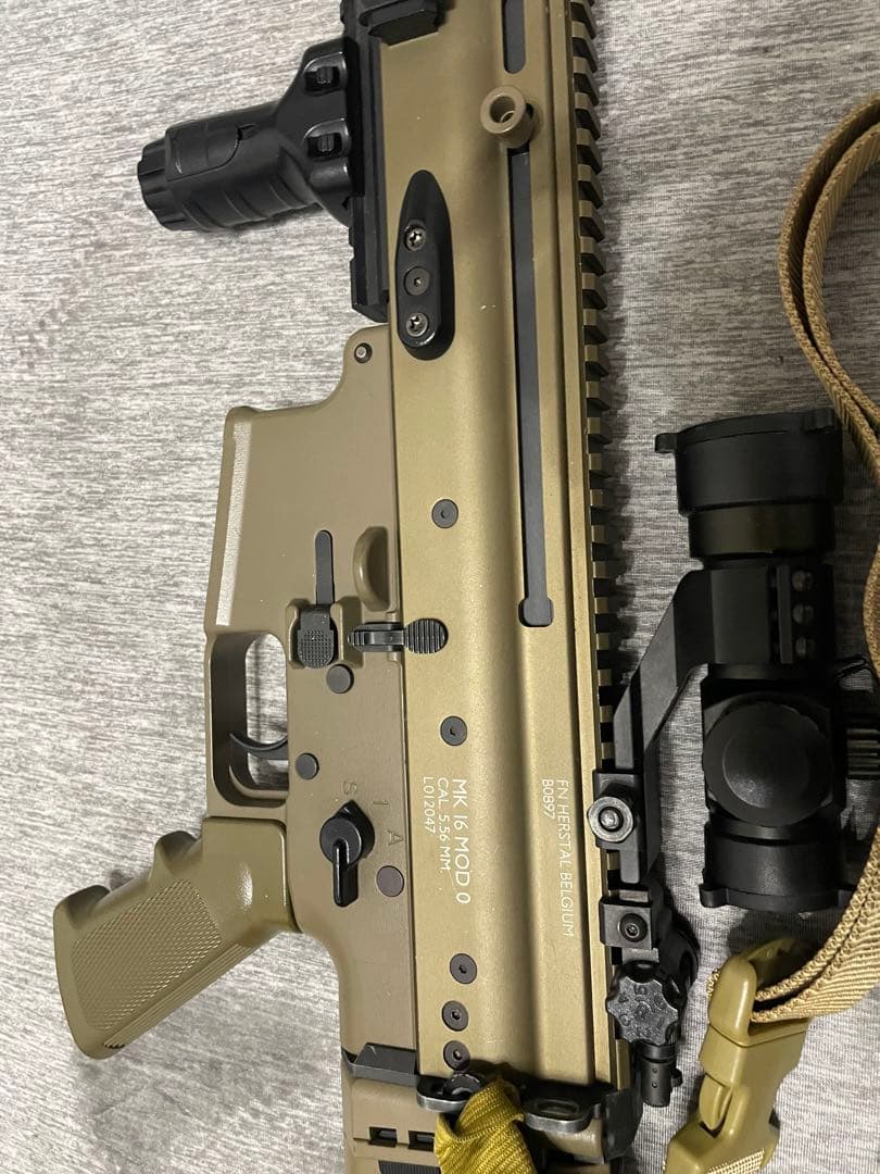 東京マルイ次世代電動ガンSCAR-L タンカラー ブローバック、単・連射
