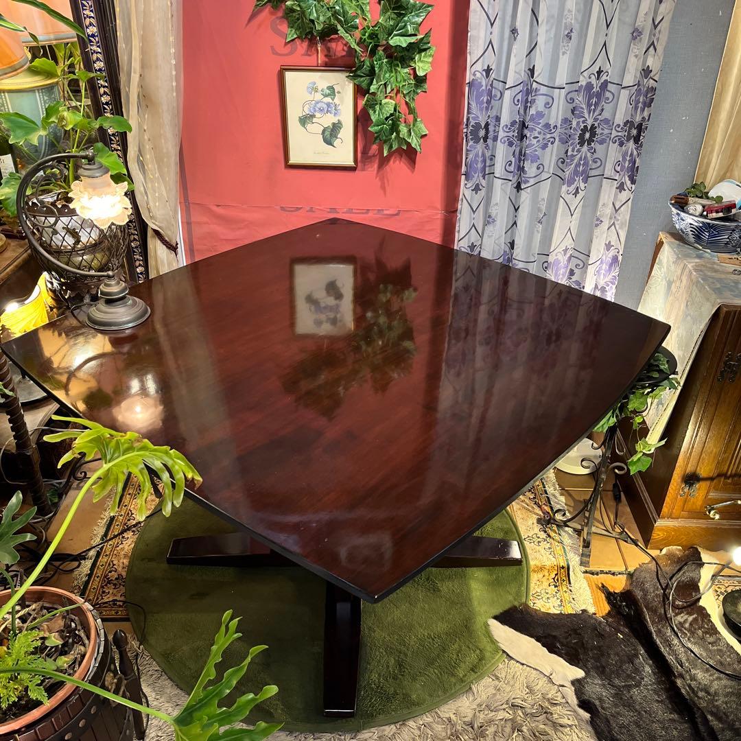 sale 1０５　ラウンドスクウェア　無垢材仕上げ　デザインレッグ