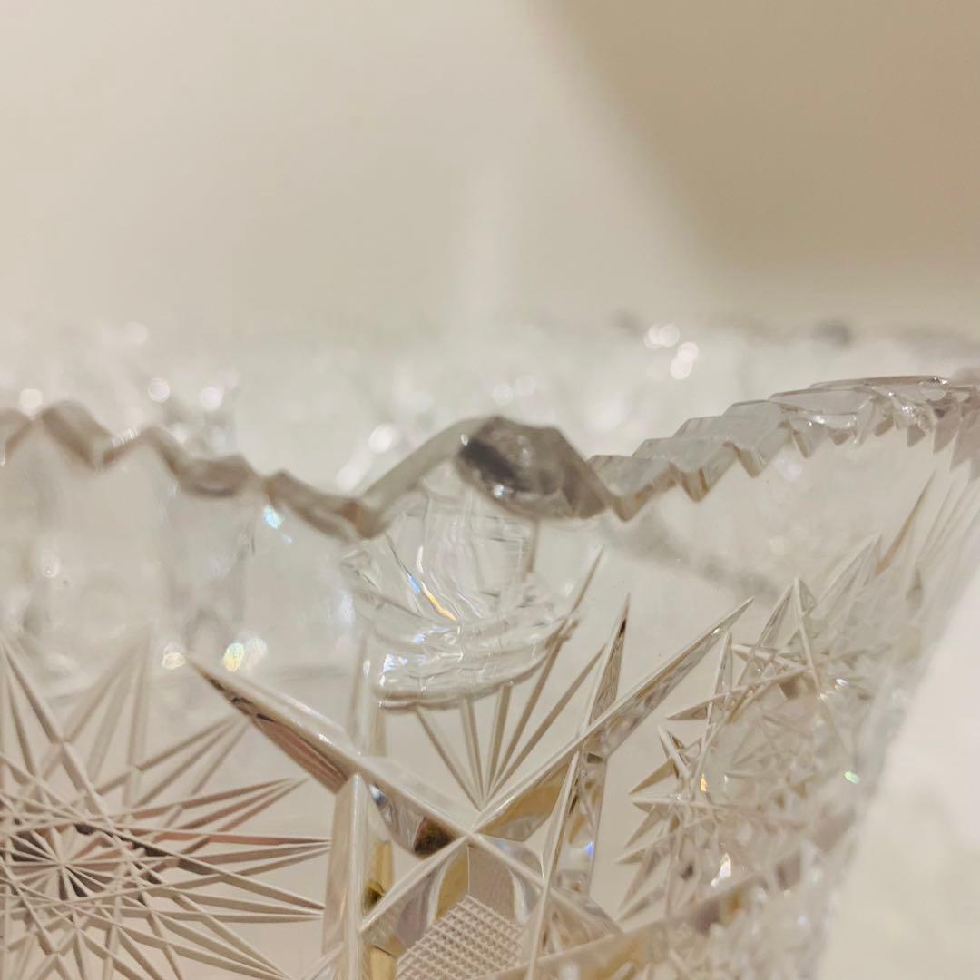 まとめて BOHEMIA ボヘミア 風車紋 花瓶 大型 高さ 30.5cm