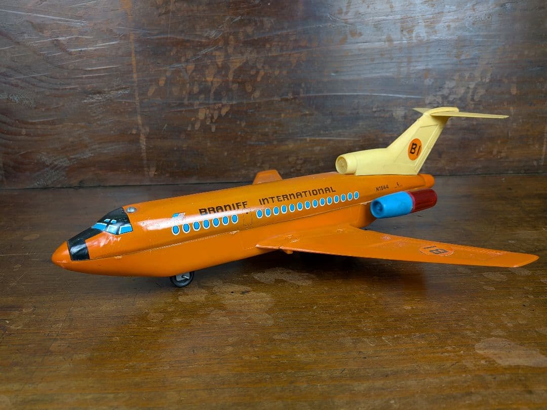 超レア★ブラニフ 航空★古いブリキ＆プラ製／フリクション★日本製★used