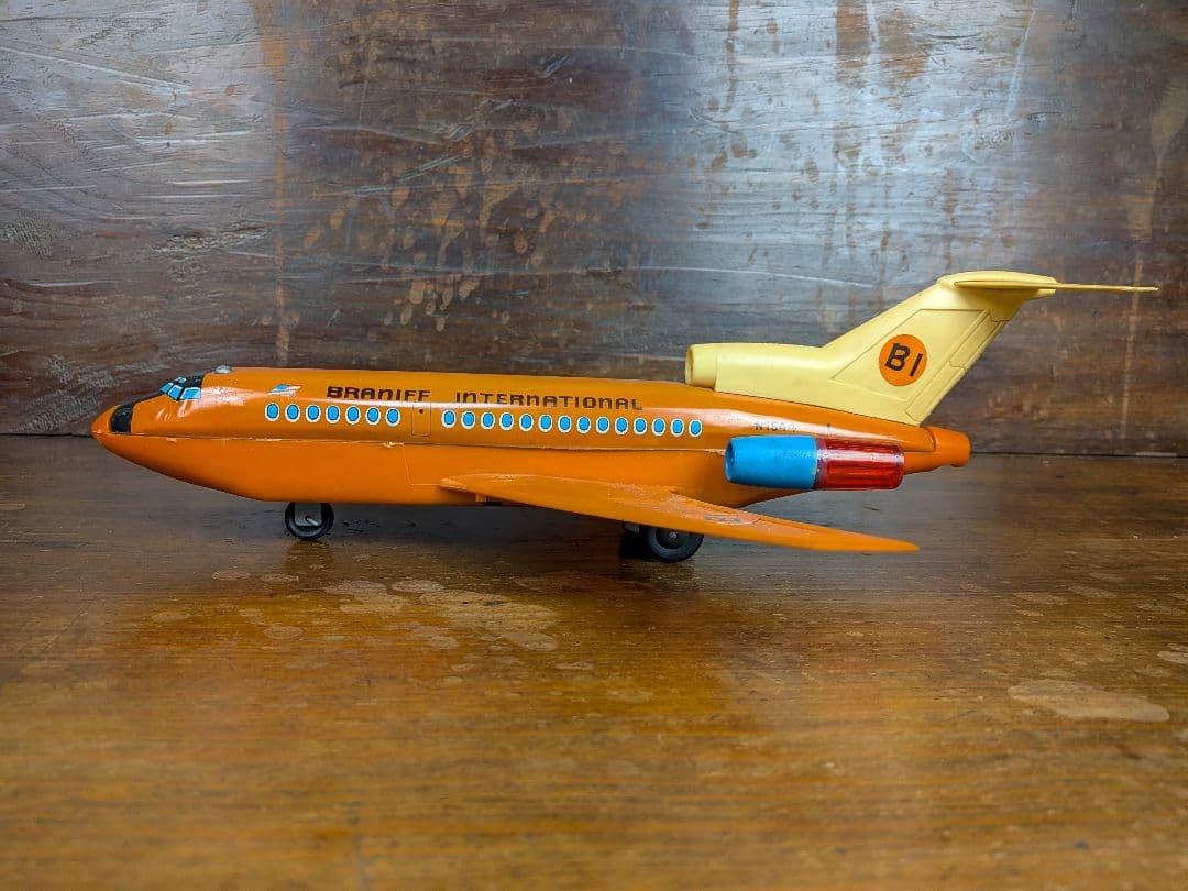 超レア★ブラニフ 航空★古いブリキ＆プラ製／フリクション★日本製★used