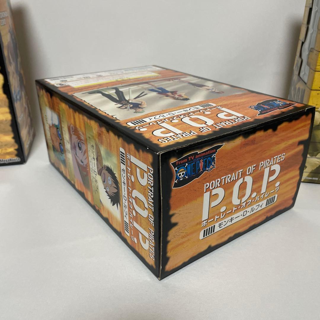 ワンピースフィギュアPOP ルフィ(未開封)ナミ・ゾロ(開封品)