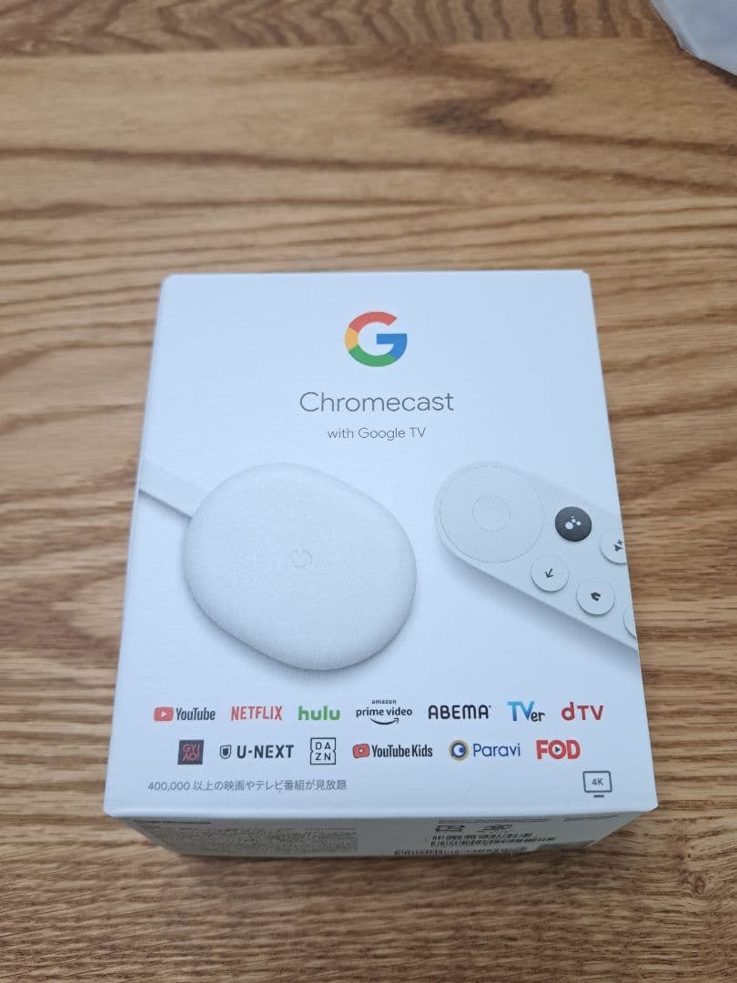 テレビ Chromecast with Google TV GA01919-JP 4K クロームキャスト Googleグーグル Chromecast with Google TV GA01919