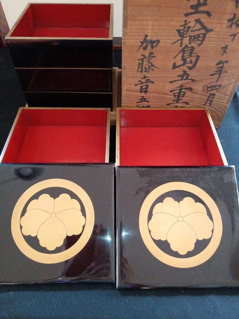 輪島塗重箱五段重
