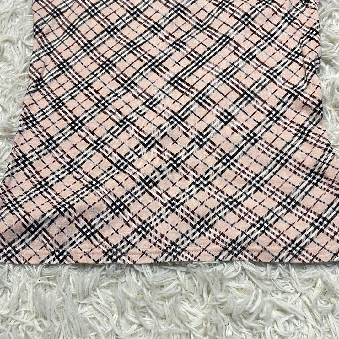 BURBERRY バーバリー　ノバチェック　リボン　タンクトップ　キャミ