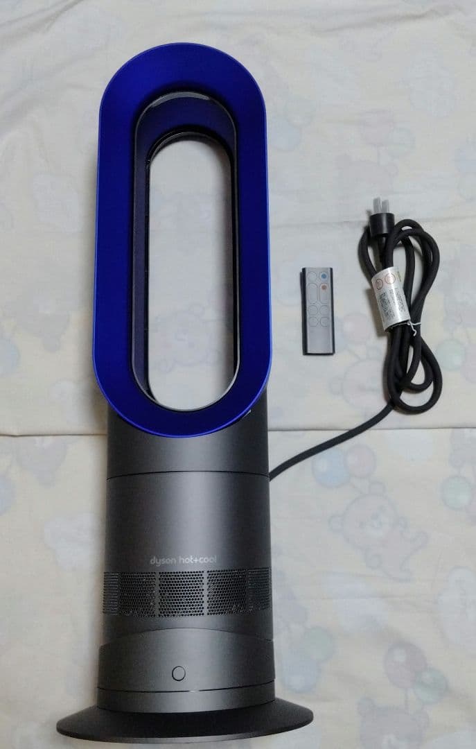 動作確認済み【良品】Dyson ダイソン hot＆cool AM09リモコン付き Dyson ダイソン Hot&Cool AM09 工場 2018年製（ブルー）リモコン付き