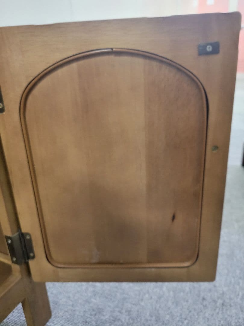 カリモク Karimoku 電話台 FAX台 花台 二段引き出し