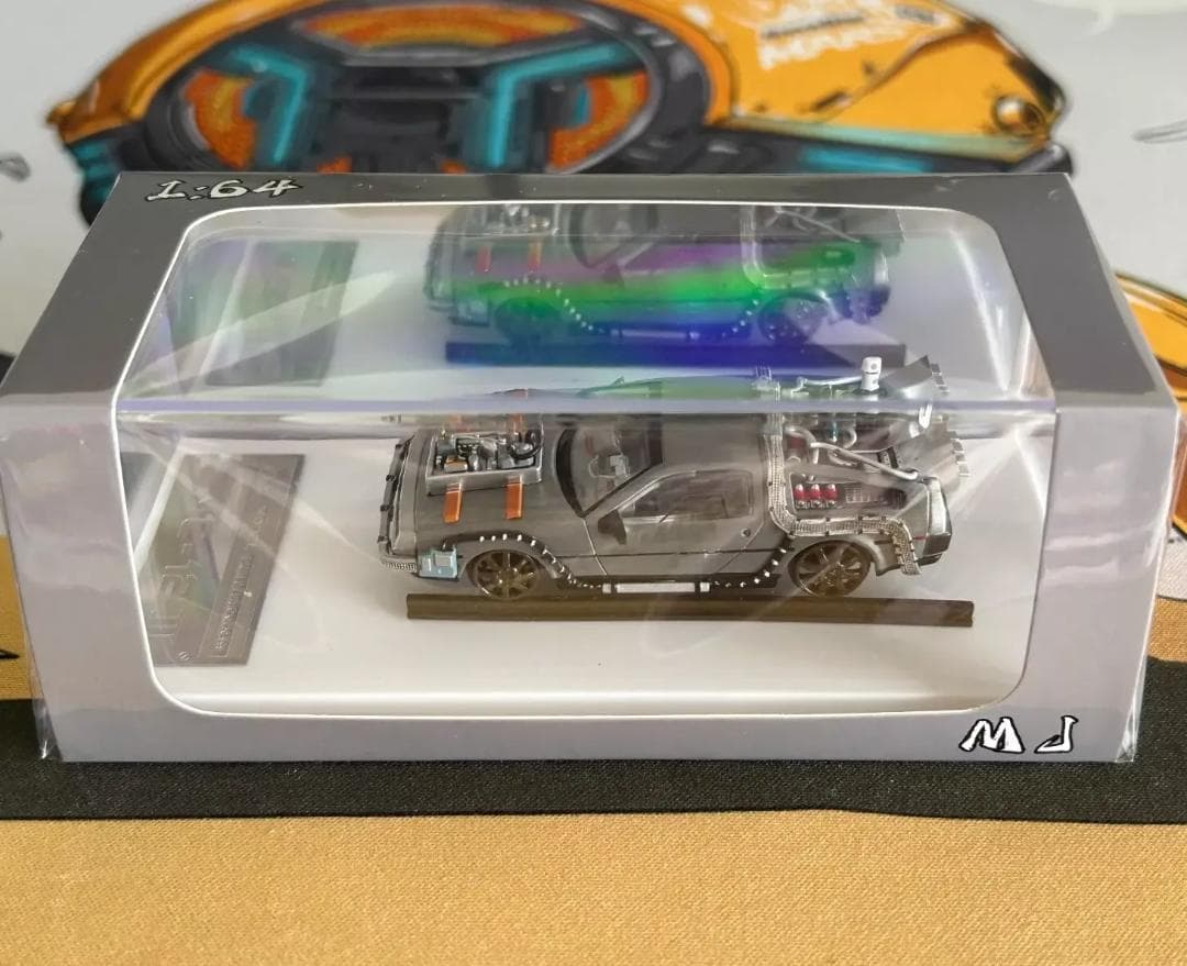 デロリアン Ⅲ1/64 MJモデル バックトゥザフューチャー カスタム専用ケース