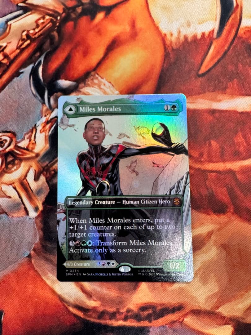 mtg マイルズ・モラレス アルティメット・スパイダーマン 英語 foil