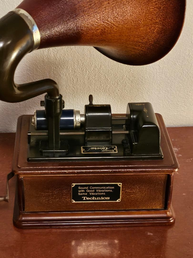 Technicsテクニクスエジソンオペラオルゴール蓄音機型