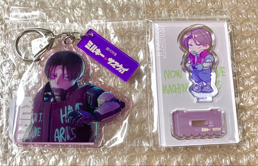 銀河特急ミルキー☆サブウェイ カート カラーアクリルキーホルダー