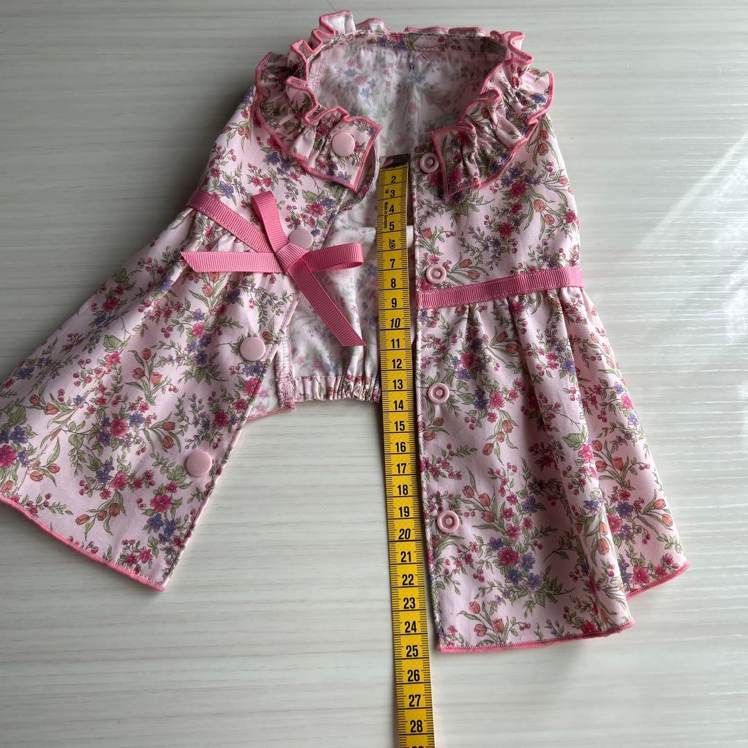 No.525犬服ハンドメイド バックオープンワンピース - メルカリ
