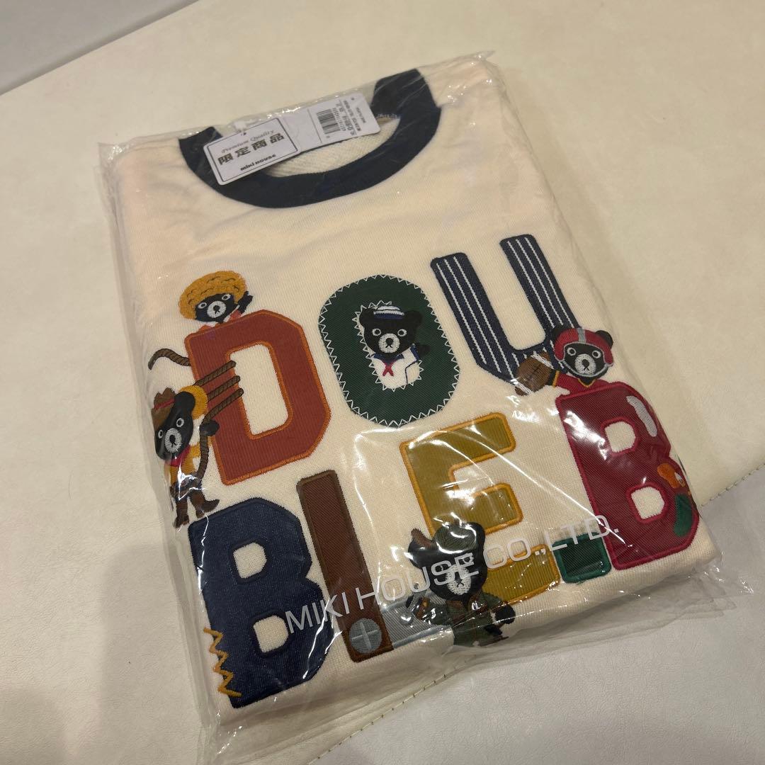 ミキハウス トレーナー 120cm 限定商品　ダブルビー